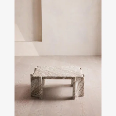Soho Home Lorella Coffee Table, Terra Bianca Marble