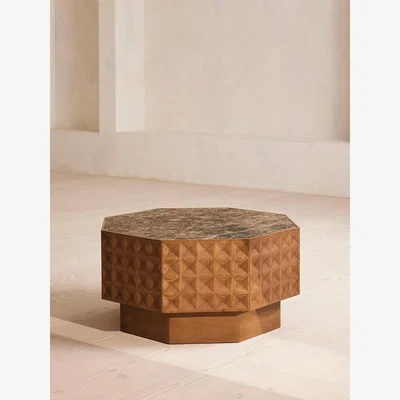 Soho Home Dante Coffee Table, Dark Emperador Marble