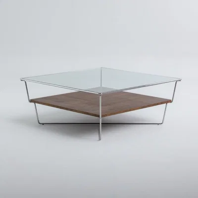 Sazy Maya Chrome Coffee Table