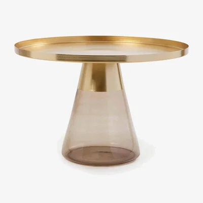 Sazy Volare Glass Coffee Table, Charcoal