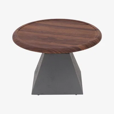 Sazy Anders Concrete Look Coffee Table, Wood