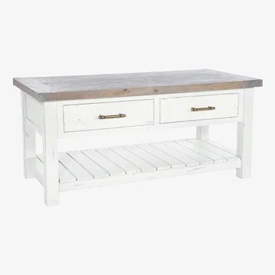 Teddy Beau Rowico Hurst Coffee Table Drawers & Undershelf