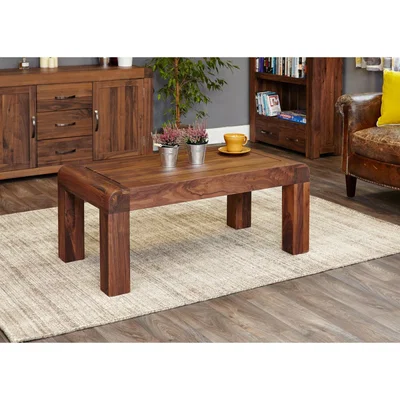 Teddy Beau Baumhaus Shiro Walnut Medium Open Coffee Table