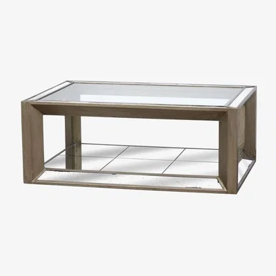 Teddy Beau Hill Large Augustus Mirrored Coffee Table