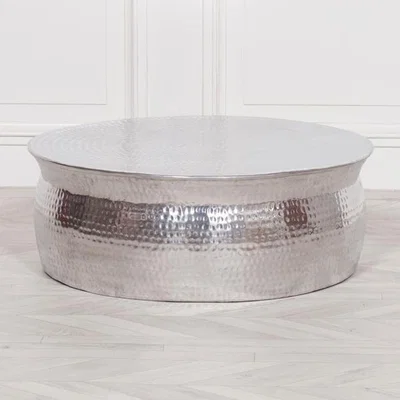 Teddy Beau Maison Reproductions Aluminium Round Coffee Table
