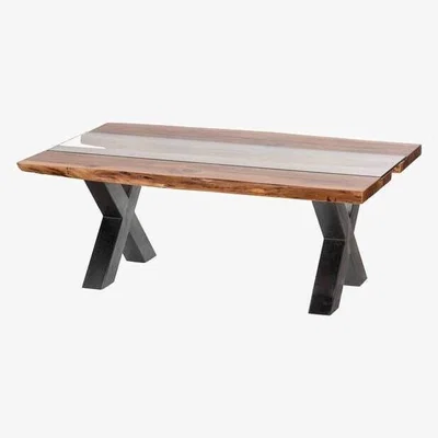 Teddy Beau Hill Interiors Live Edge Collection River Coffee Table