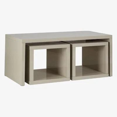 Teddy Beau Teddy's Collection Mason Light Grey Coffee Table