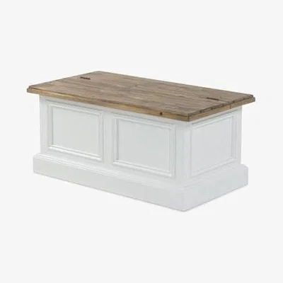 Teddy Beau Rowico Lulworth White Storage Coffee Table