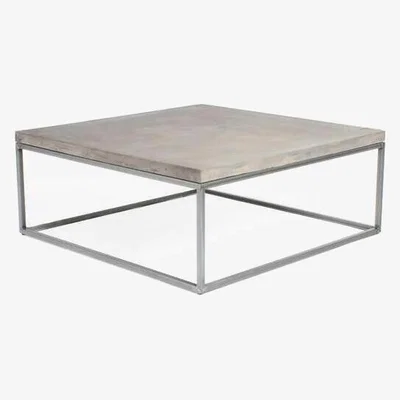 Teddy Beau Lyon Beton Perspective Square Coffee Table / Large