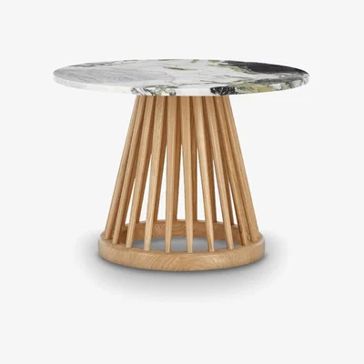 Tom Dixon Tom Dixon - Fan Table Natural Primavera Top 600mm