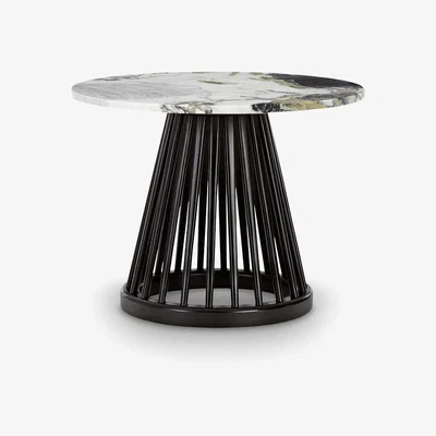Tom Dixon Tom Dixon - Fan Table Black Primavera Top 600mm