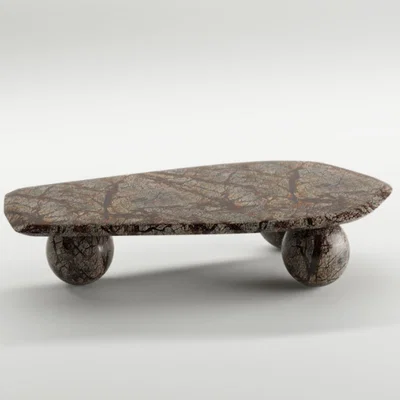 Tobias Oliver Marble Furniture | Distorted Globe Coffee Table
