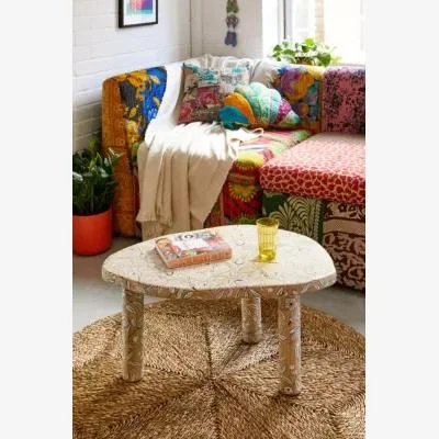 Urban Outfitters Natural Painted Coffee Table - Beige ALL at Urban Outfitters