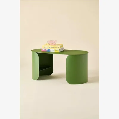 Urban Outfitters Ollie Green Coffee Table - Green L: 40.6cm x W: 81.3cm xH: 36.8cm at Urban Outfitters