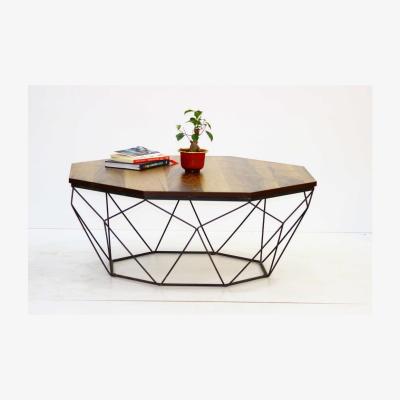 Vivense Origami Coffee Table, Walnut