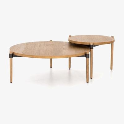 Vivense Helvellyn Duo Coffee Table, Walnut