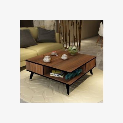 Vivense Inverno Ganges Coffee Table, Dark Wood