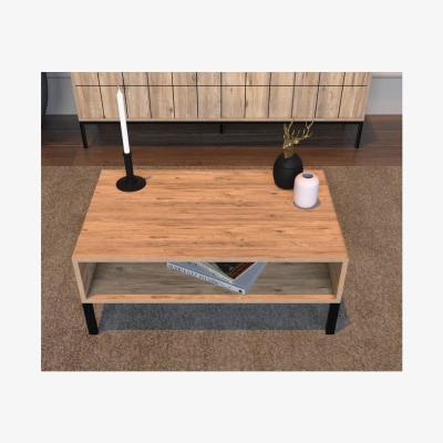 Vivense Bimossa Pedro Coffee Table, 90 Cm, Light Wood