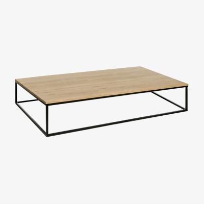 Vivense Gree Rectangle Coffee Table, Light Wood