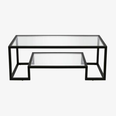 Vivense Pegged Coffee Table, Black
