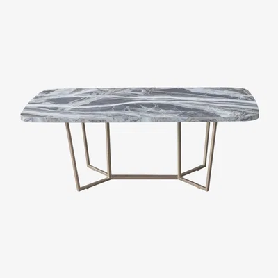 Vivense Loft Gold Coffee Table