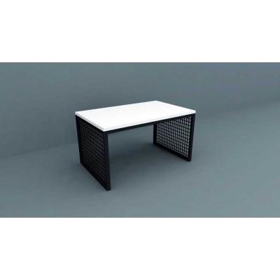 Vivense Tera Coffee Table, White & Black