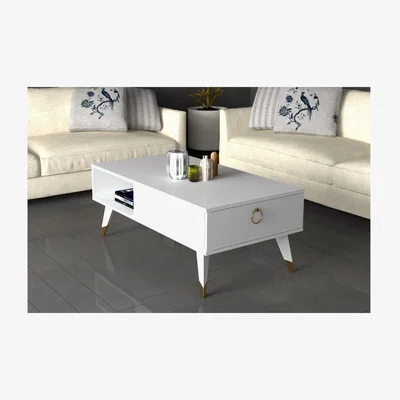 Vivense Iliad Coffee Table, White