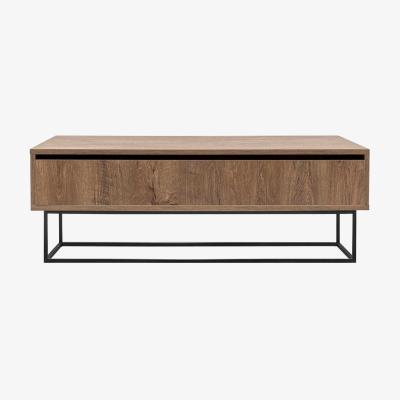 Vivense New Laxus Smart Coffee Table, Dark Wood