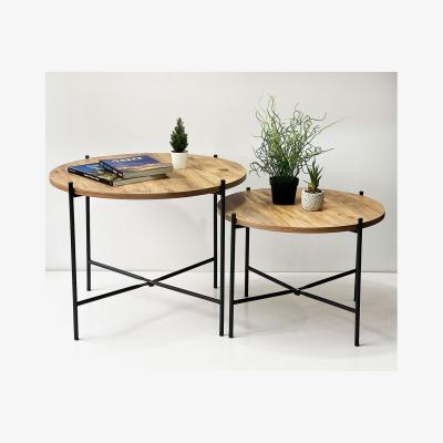 Vivense Aberdare Duo Coffee Table, Light Wood