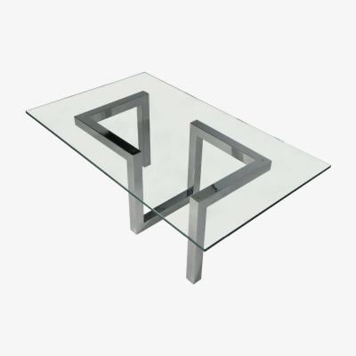 Vivense Sasha Coffee Table, Silver