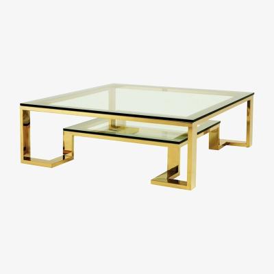 Vivense Asup Coffee Table, Gold