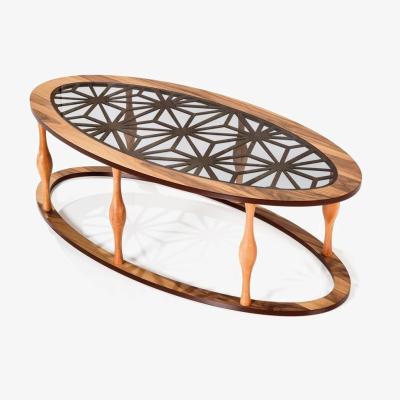 Vivense Arya Coffee Table, Dark Wood