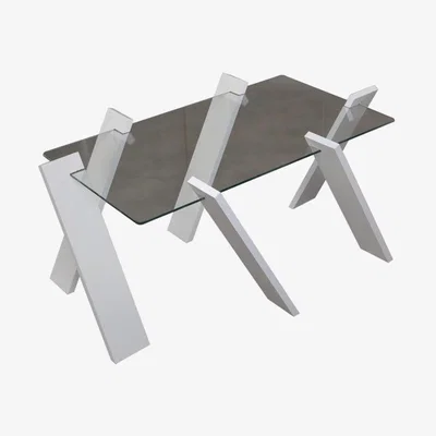 Vivense Roman Maxi Coffee Table, White