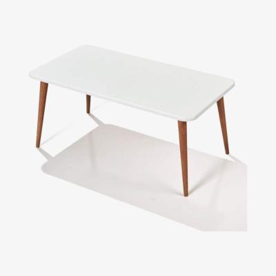 Vivense Nobel Coffee Table, White & Dark Wood 