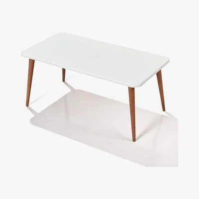 Vivense Nobel Coffee Table, White & Dark Wood 