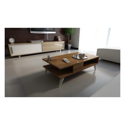 Vivense Altora Coffee Table, Walnut