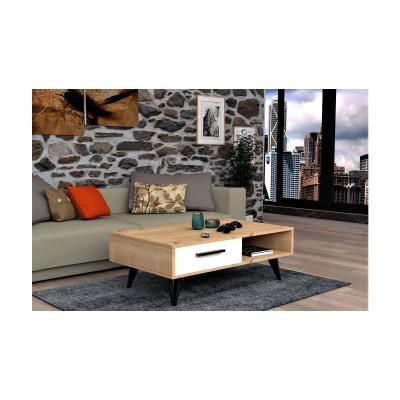 Vivense Melly Coffee Table, Oak & White