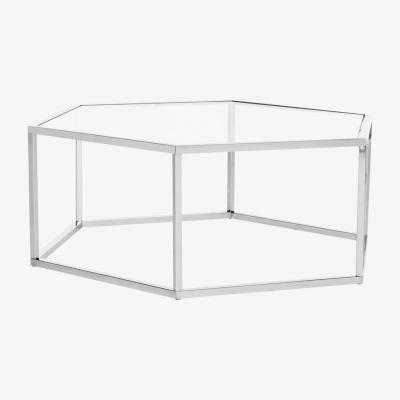 Vivense Cays Coffee Table, Silver