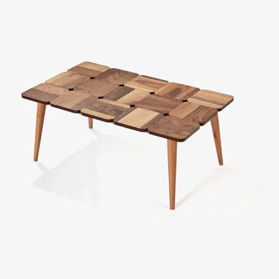 Vivense Dama Coffee Table, Dark Wood