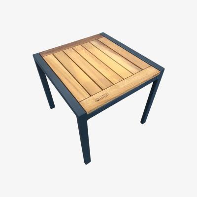 Vivense Lotus Outdoor Coffee Table, Light Wood & Grey
