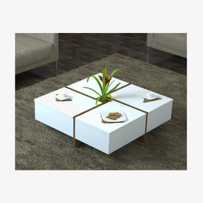 Vivense Amethyst Coffee Table, White