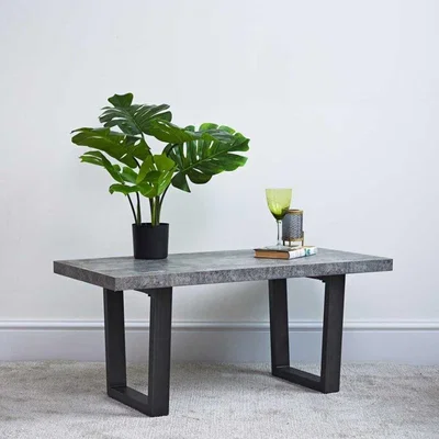 Woods Furniture Industrial Coffee Table - Faux Concrete