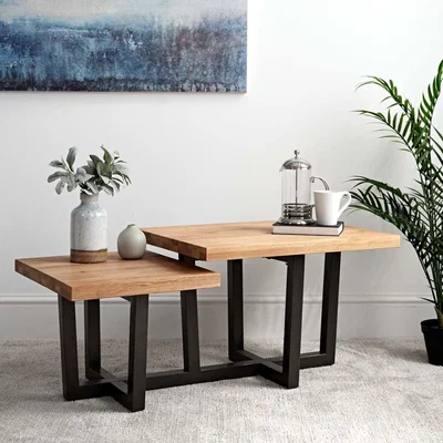 Woods Furniture Industrial Step Coffee Table