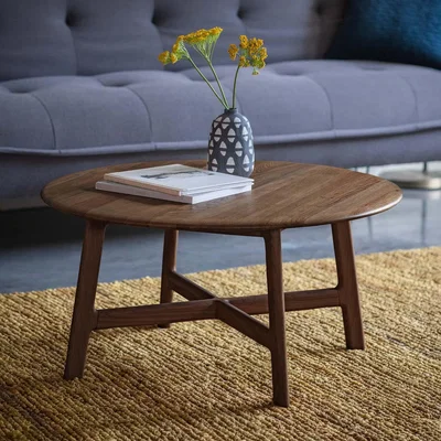 Woods Furniture Madison Round Coffee Table in Walnut