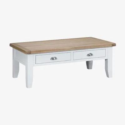 Woods Furniture Tetbury Painted Oak Large Coffee Table
