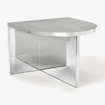 Westwing Oval Metal Coffee Table Leander
