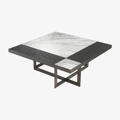 Westwing Coffee Table Hermoza with Marble Top