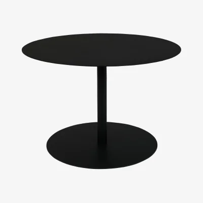 Westwing Round Metal Coffee Table Snow