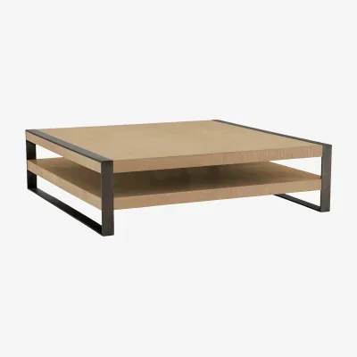 Westwing Wooden Coffee Table Guinness with Shelf