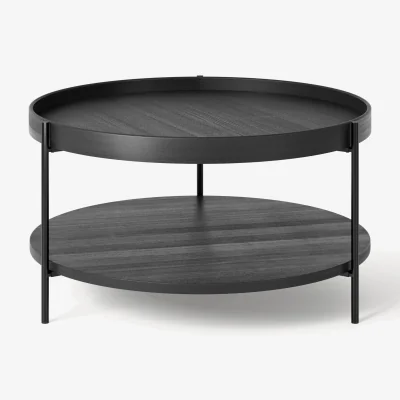 Westwing Round Wooden Coffee Table Renee